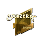 Sticker | coldzera (Gold) | Boston 2018