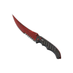 Flip Knife | Crimson Web (Well-Worn)
