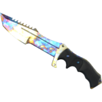 Huntsman Knife | Case Hardened (Well-Worn)