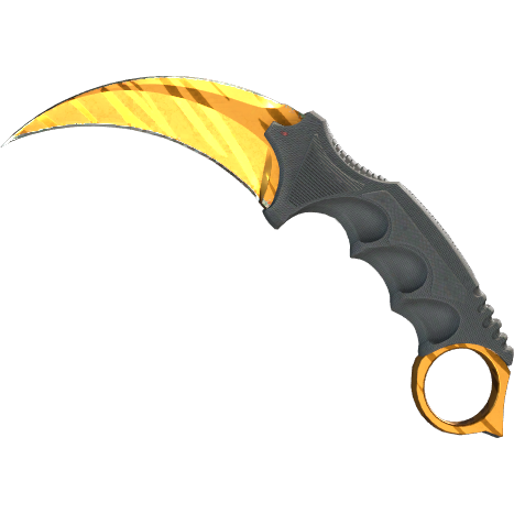 65f80bb7e6deb1e5dd48ec46laOuHXqK05-2.png Karambit | Tiger Tooth (Factory New) - Imagem 1