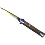 Stiletto Knife | Case Hardened (Minimal Wear)