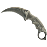Karambit | Black Laminate (Battle-Scarred)