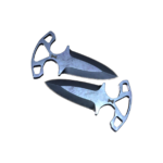 Shadow Daggers | Blue Steel (Battle-Scarred)