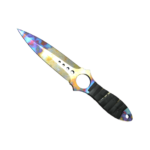 Skeleton Knife | Case Hardened (Well-Worn)