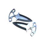 Shadow Daggers | Blue Steel (Well-Worn)