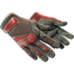 Specialist Gloves | Crimson Web (Well-Worn)