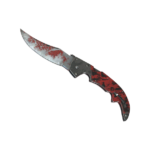 Falchion Knife | Crimson Web (Battle-Scarred)