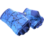 Hand Wraps | Cobalt Skulls (Minimal Wear)