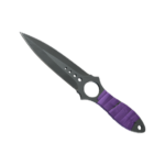 Skeleton Knife | Ultraviolet (Well-Worn)