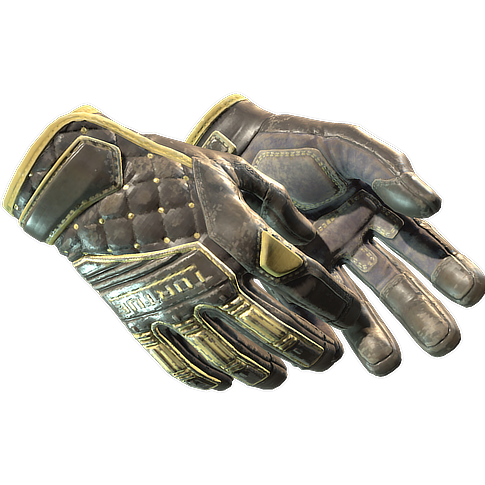 chocolate bs Specialist Gloves | Chocolate Chesterfield (Battle-Scarred) - Imagem 1